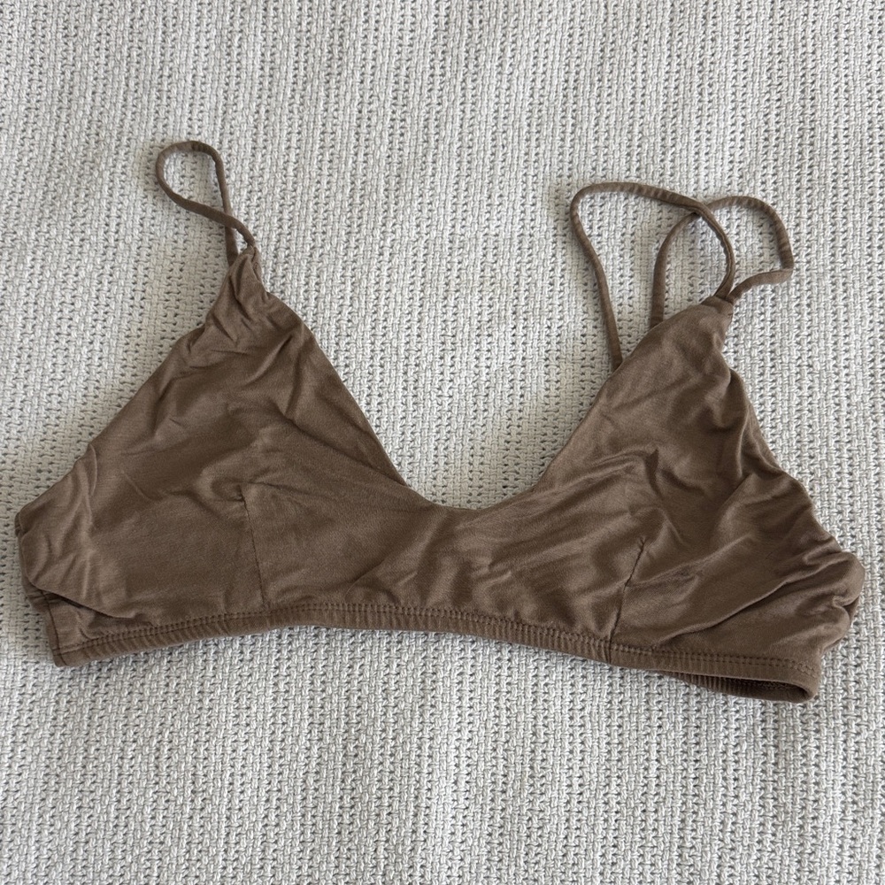 Topshop Brown Bralette